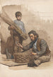 Vannier zittend met een kleine jongen staand - Jan Veth — weergave van het kunstwerk