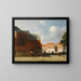 van een stad in Nederland - Jan Weissenbruch — ingelijst kunstwerk aan de muur