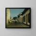 van een straat in de oude wijk van Batavia - Jan Weissenbruch — ingelijst kunstwerk aan de muur