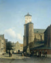 Kerk van Saint-Denis in Luik - Jan Weissenbruch — weergave van het kunstwerk