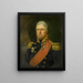 Portret van viceadmiraal Job Seaburne May - Jan Willem May — ingelijst kunstwerk aan de muur