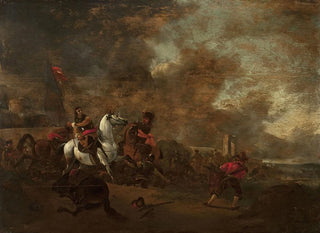 Jan Wyck - A battle scene.webp