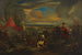 De Slag bij Vauxcelles voor Wenen 1683 - Jan Wyck — weergave van het kunstwerk