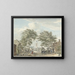 Uitzicht op Scherpenzeel - Jan de Beijer — ingelijst kunstwerk aan de muur