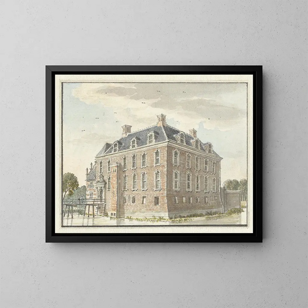 La Maison de Baek - Jan de Beijer — ingelijst kunstwerk aan de muur