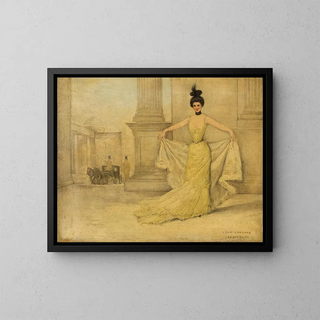 Jan van Beers - Woman In Evening Dress.webp