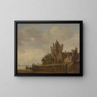 Jan van Goyen - Old Castle Gate in Nijmegen.webp