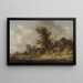 Rust in een taverne - Jan van Goyen — ingelijst kunstwerk aan de muur