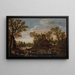 Le Bac - Jan van Goyen — ingelijst kunstwerk aan de muur