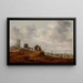La vieille église à Egmond aan Zee - Jan van Goyen — framed artwork on a wall