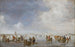 Winterlandschap op het ijs - Jan van Goyen — weergave van het kunstwerk