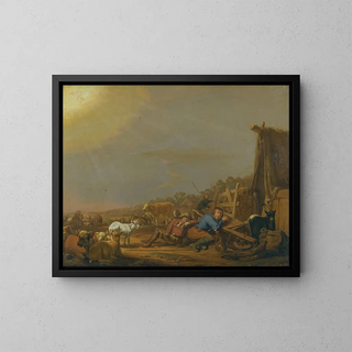 Jan van Ossenbeeck - The Annunciation To The Shepherds.webp