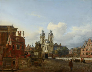Jan van der Heyden - The Church of St Andrew in Dsseldorf.webp