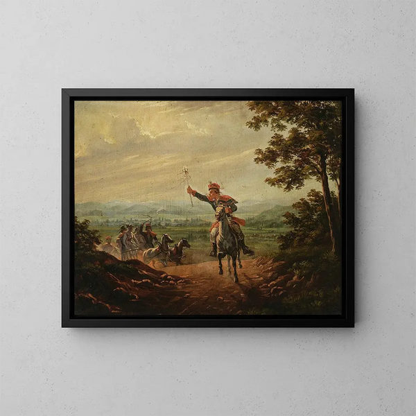 Mariage cracovien - January Suchodolski — ingelijst kunstwerk aan de muur