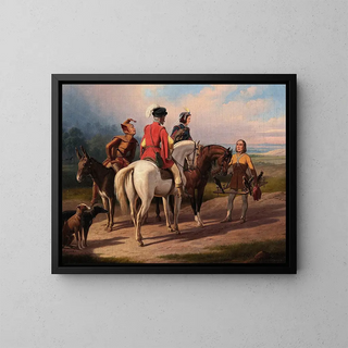 January Suchodolski - Hunting with falcons.webp