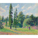Reproduction of the painting Garden of Kew, London, Near a Pond - Camille Pissarro