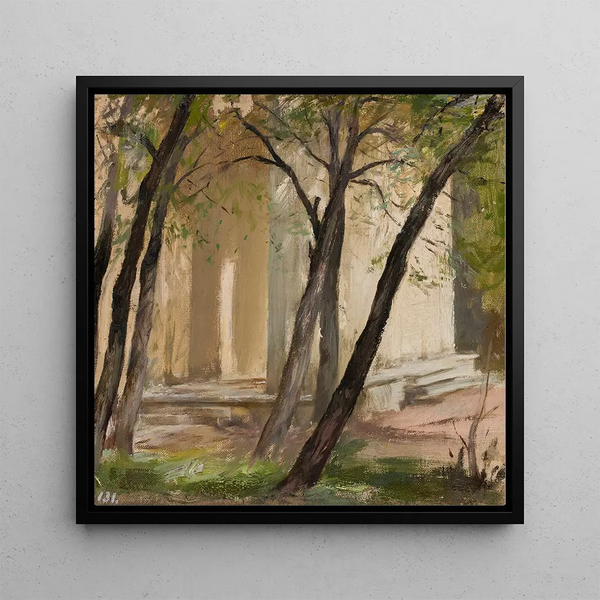 Jardin de l'Académie des Beaux-Arts à Saint-Pétersbourg - Jan Cigliski