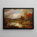 Herfstochtend - Jasper Francis Cropsey — ingelijst kunstwerk aan de muur