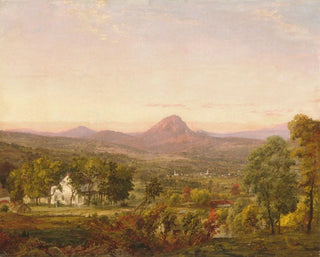 Jasper Francis Cropsey - Autumn Landscape Sugar Loaf Mountain Orange County New York.webp