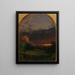 Avond - Jasper Francis Cropsey — ingelijst kunstwerk aan de muur