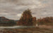 Grijze dag op de Esopus - Jasper Francis Cropsey — weergave van het kunstwerk