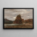 Grijze dag op de Esopus - Jasper Francis Cropsey — ingelijst kunstwerk aan de muur