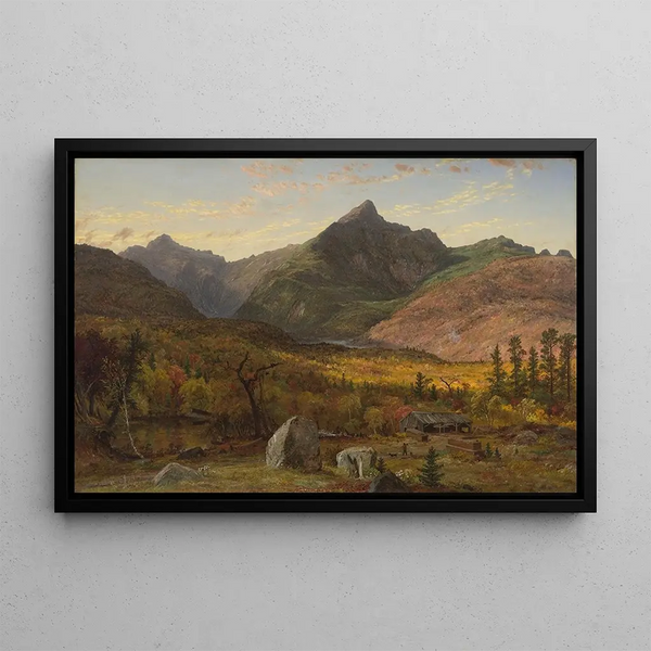 Jasper Francis Cropsey - Mt Jefferson Pinkham Notch White Mountains.webp