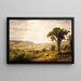 Vallei van Wyoming, Pennsylvania - Jasper Francis Cropsey — ingelijst kunstwerk aan de muur