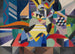 Dame in abstract - Jay Van Everen — weergave van het kunstwerk