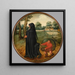 Je huil omdat de wereld zo onbetrouwbaar is - Pieter Brueghel de Jonge — wandpresentatie van het kunstwerk