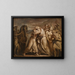 Joseph die zijn vader Jacob terugvindt in de woestijn aan de grens van Egypte - Jean-Antoine Julien — ingelijst kunstwerk aan de muur