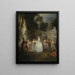 Venetiaanse Feesten - Jean-Antoine Watteau — ingelijst kunstwerk aan de muur