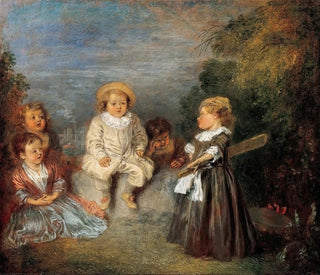 JeanAntoine Watteau - Heureux age Age dor Happy Age Golden Age.webp