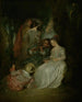 L'accord parfait - Jean-Antoine Watteau — weergave van het kunstwerk