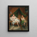Bediende - Jean-Augustin Franquelin — ingelijst kunstwerk aan de muur