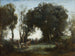 Een ochtend, de dans van de nimfen - Jean-Baptiste-Camille Corot — weergave van het kunstwerk