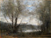 van een vijver gezien door de bomen - Jean-Baptiste-Camille Corot — weergave van het kunstwerk