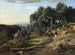 Een landschap bij Volterra - Jean-Baptiste-Camille Corot — weergave van het kunstwerk