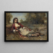 Algerijnse - Jean-Baptiste-Camille Corot — ingelijst kunstwerk aan de muur