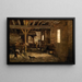 Binnenaanzicht van een schuur - Jean-Baptiste-Camille Corot — ingelijst kunstwerk aan de muur