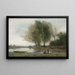 Arleux-du-Nord - Jean-Baptiste-Camille Corot — ingelijst kunstwerk aan de muur