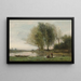 Arleux-du-Nord, de rand van de open plekken - Jean-Baptiste-Camille Corot — ingelijst kunstwerk aan de muur