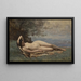 Bacchante aan de rand van de zee - Jean-Baptiste-Camille Corot — ingelijst kunstwerk aan de muur