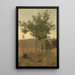 Bouquet d'arbres effet de crépuscule - Jean-Baptiste-Camille Corot — ingelijst kunstwerk aan de muur