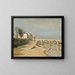 Pont sur la rivière Saône à Mâcon - Jean-Baptiste-Camille Corot — ingelijst kunstwerk aan de muur