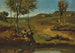 Landschap Italiaans - Jean-Baptiste-Camille Corot — weergave van het kunstwerk