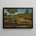 Landschap Italiaans - Jean-Baptiste-Camille Corot — ingelijst kunstwerk aan de muur