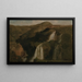 van Tivoli Watervallen - Jean-Baptiste-Camille Corot — ingelijst kunstwerk aan de muur