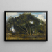 Fontainebleau Chênes Inclinés dans une Clairière de Forêt - Jean-Baptiste-Camille Corot — ingelijst kunstwerk aan de muur