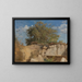 Fontainebleau, sommet de carrière boisée - Jean-Baptiste-Camille Corot — ingelijst kunstwerk aan de muur